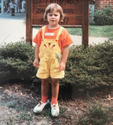 me in a carrot outfit